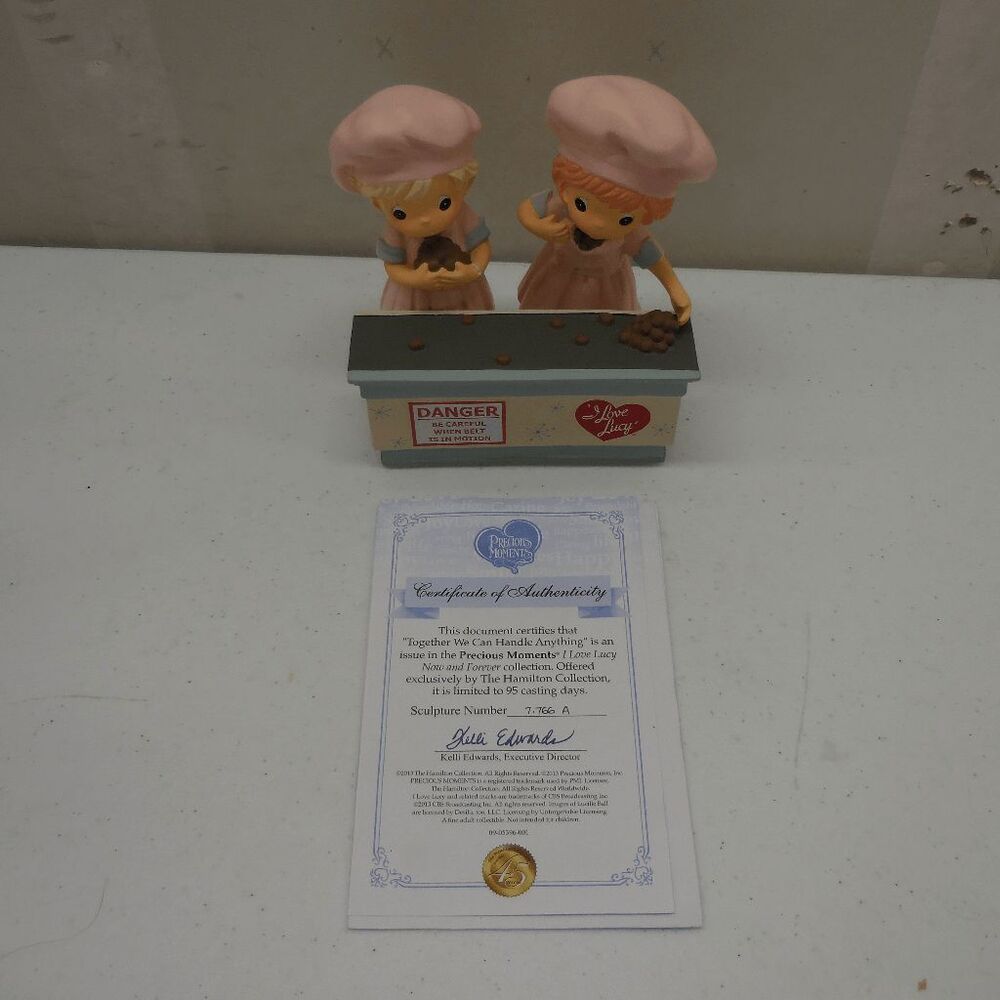 Limited Edition Precious Moments I Love Lucy Together We Can Handle Anything COA